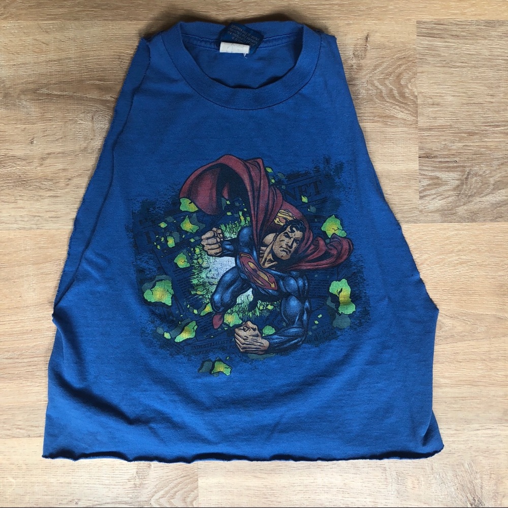 Vintage Superman Crop
